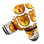 Teddy Bear Emoji Print Boxing Gloves