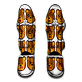 Teddy Bear Emoji Print Muay Thai Shin Guards
