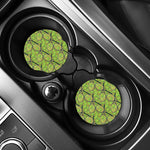 Tennis Ball And Racket Pattern Print Car Coasters