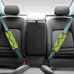 Tennis Ball And Racket Pattern Print Car Seat Belt Covers