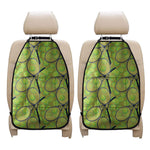 Tennis Ball And Racket Pattern Print Car Seat Organizers