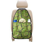 Tennis Ball And Racket Pattern Print Car Seat Organizers