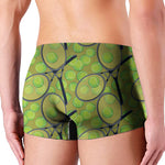 Tennis Ball And Racket Pattern Print Men's Boxer Briefs