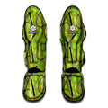 Tennis Ball And Racket Pattern Print Muay Thai Shin Guards