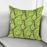 Tennis Ball And Racket Pattern Print Pillow Cover