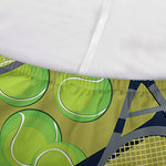 Tennis Ball And Racket Pattern Print Sofa Cover