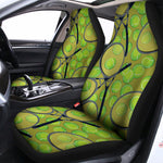 Tennis Ball And Racket Pattern Print Universal Fit Car Seat Covers