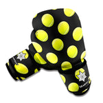 Tennis Balls Pattern Print Boxing Gloves