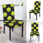 Tennis Balls Pattern Print Dining Chair Slipcover
