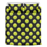 Tennis Balls Pattern Print Duvet Cover Bedding Set