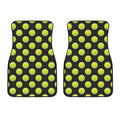 Tennis Balls Pattern Print Front Car Floor Mats