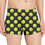 Tennis Balls Pattern Print Men's Boxer Briefs
