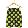 Tennis Balls Pattern Print Men's Shorts