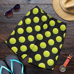 Tennis Balls Pattern Print Men's Shorts