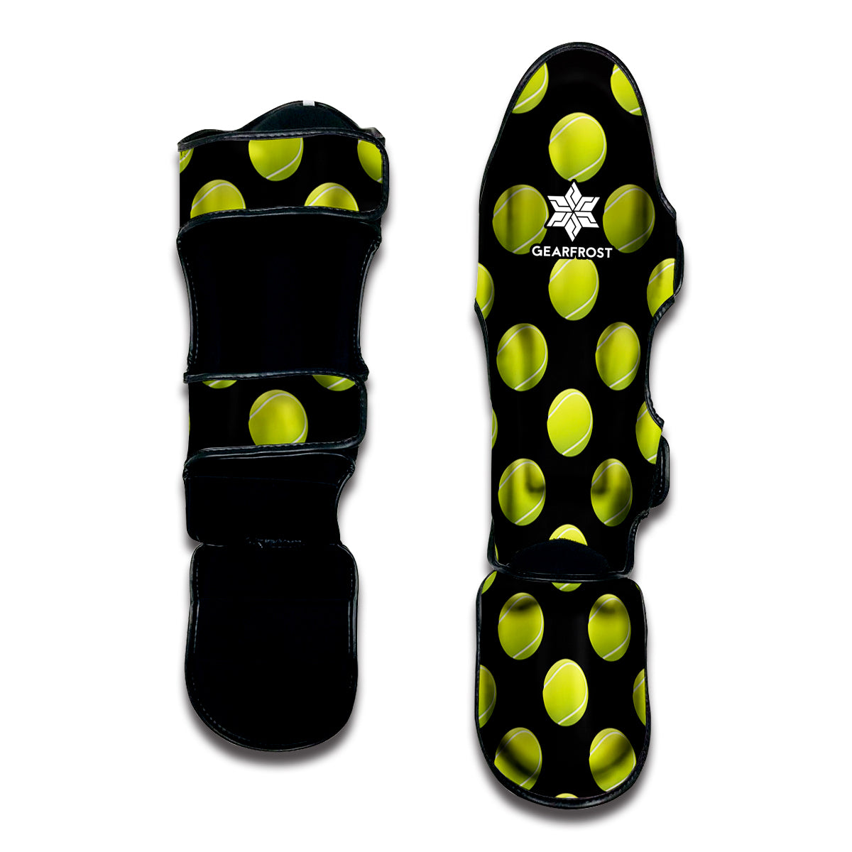 Tennis Balls Pattern Print Muay Thai Shin Guard