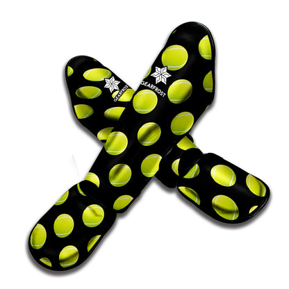 Tennis Balls Pattern Print Muay Thai Shin Guard