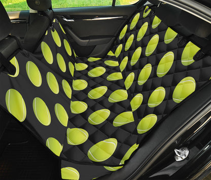 Tennis Balls Pattern Print Pet Car Back Seat Cover