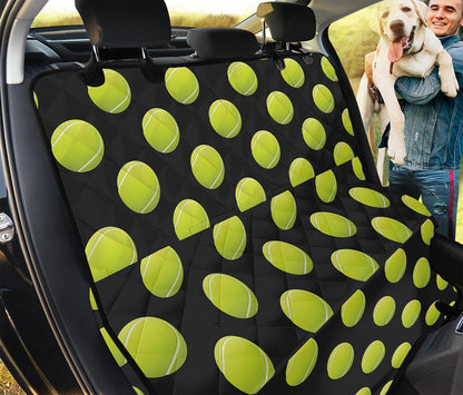Tennis Balls Pattern Print Pet Car Back Seat Cover