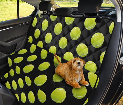 Tennis Balls Pattern Print Pet Car Back Seat Cover