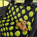 Tennis Balls Pattern Print Pet Car Back Seat Cover
