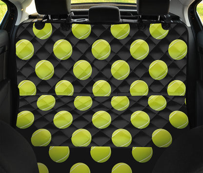 Tennis Balls Pattern Print Pet Car Back Seat Cover