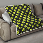 Tennis Balls Pattern Print Quilt