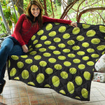 Tennis Balls Pattern Print Quilt