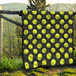 Tennis Balls Pattern Print Quilt
