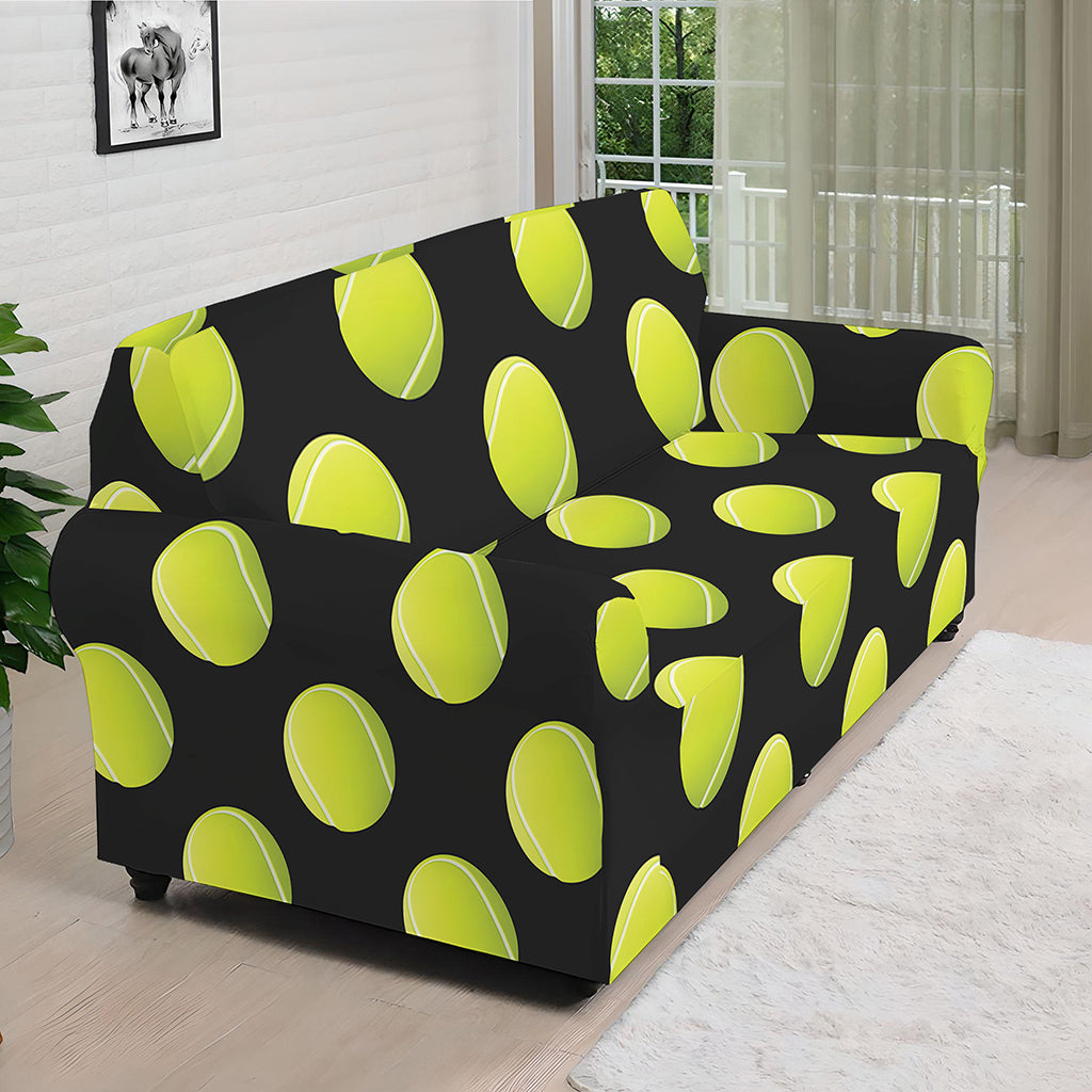 Tennis Balls Pattern Print Sofa Cover