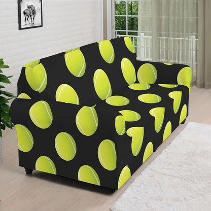 Tennis Balls Pattern Print Sofa Cover