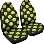 Tennis Balls Pattern Print Universal Fit Car Seat Covers