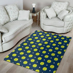 Tennis Sport Pattern Print Area Rug