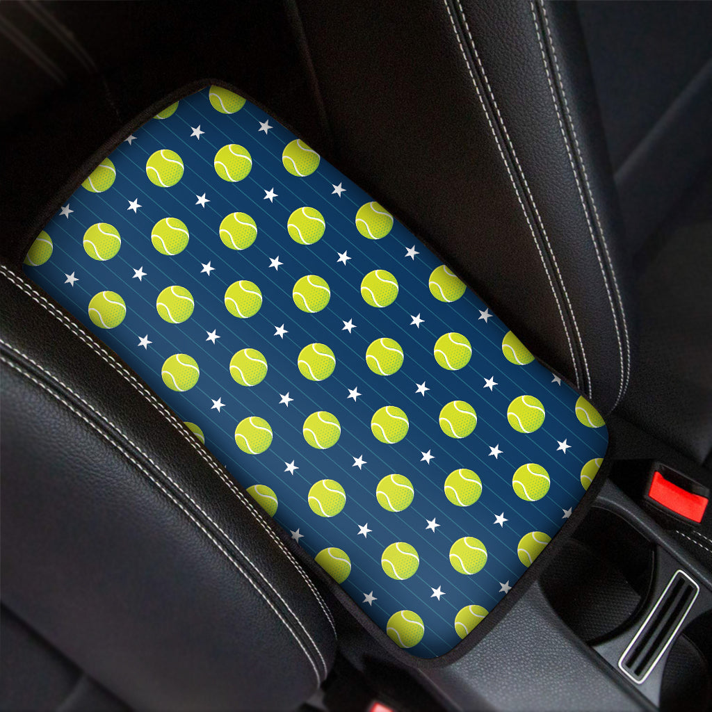 Tennis Sport Pattern Print Car Center Console Cover
