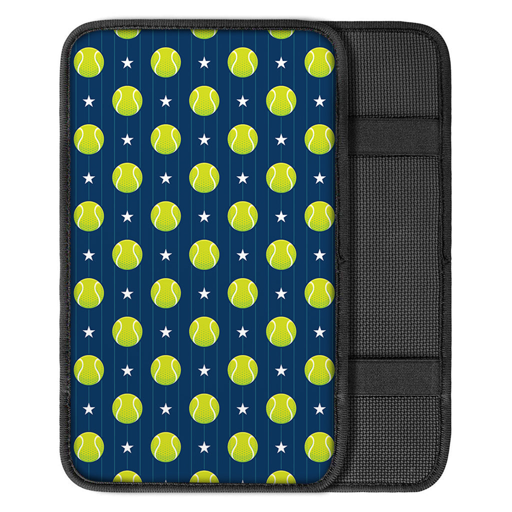 Tennis Sport Pattern Print Car Center Console Cover