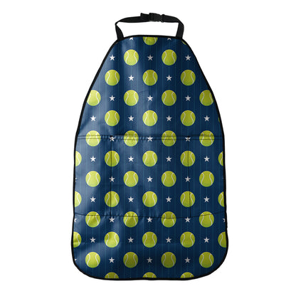 Tennis Sport Pattern Print Car Seat Organizers