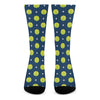 Tennis Sport Pattern Print Crew Socks