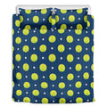 Tennis Sport Pattern Print Duvet Cover Bedding Set