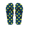 Tennis Sport Pattern Print Flip Flops
