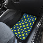 Tennis Sport Pattern Print Front and Back Car Floor Mats