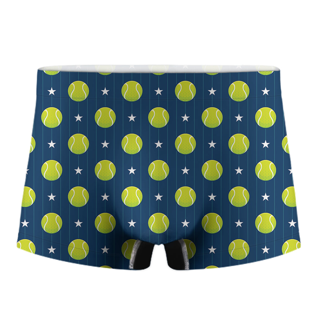 Tennis Sport Pattern Print Men's Boxer Briefs