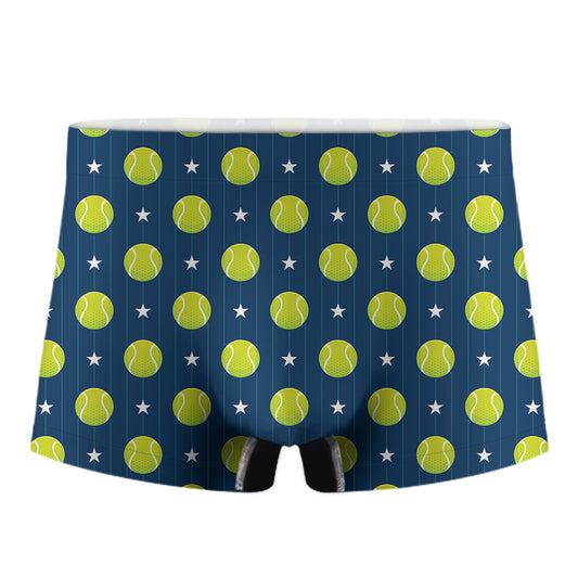 Tennis Sport Pattern Print Men's Boxer Briefs