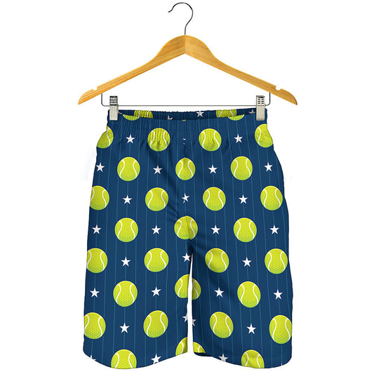 Tennis Sport Pattern Print Men's Shorts
