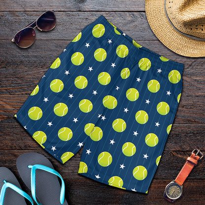 Tennis Sport Pattern Print Men's Shorts