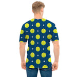 Tennis Sport Pattern Print Men's T-Shirt