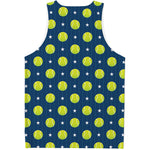 Tennis Sport Pattern Print Men's Tank Top