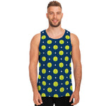 Tennis Sport Pattern Print Men's Tank Top