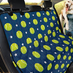 Tennis Sport Pattern Print Pet Car Back Seat Cover