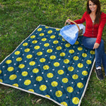 Tennis Sport Pattern Print Quilt