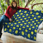 Tennis Sport Pattern Print Quilt