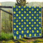 Tennis Sport Pattern Print Quilt